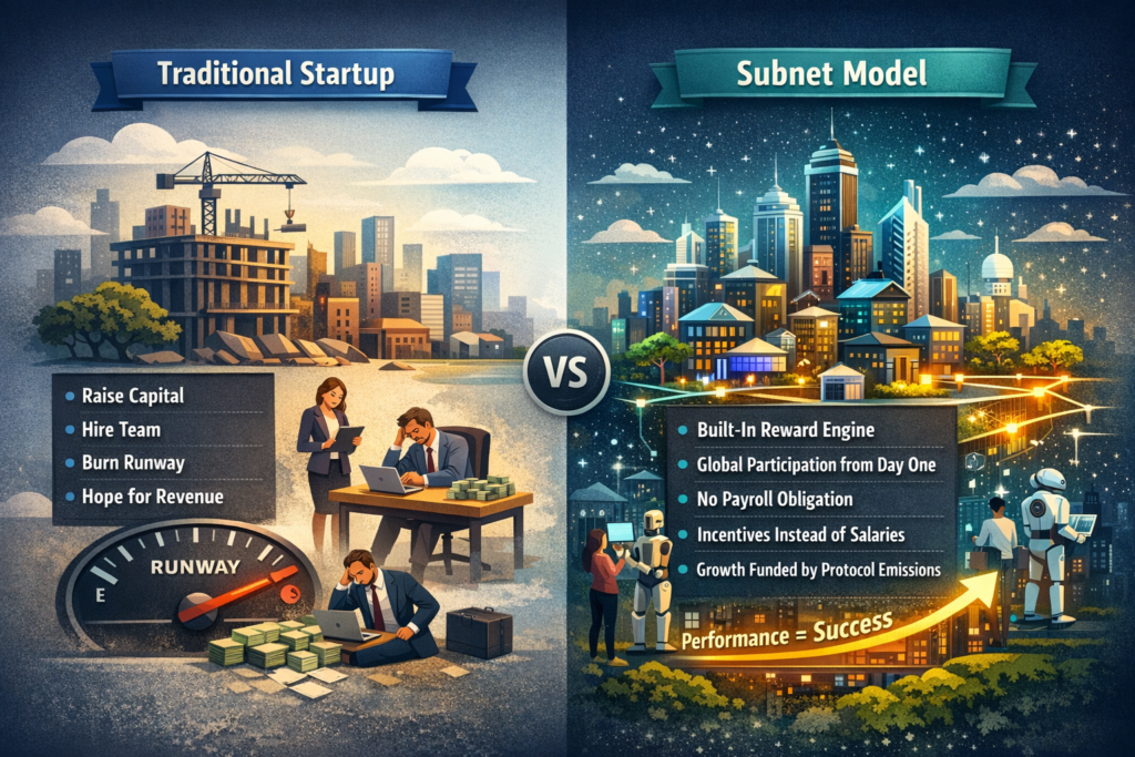 start up vs bittensor model